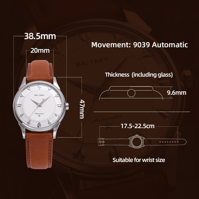 Baltany メンズ自動腕時計 38.5 ミリメートル機械 - Omega Watch Constellation のレビューと価格