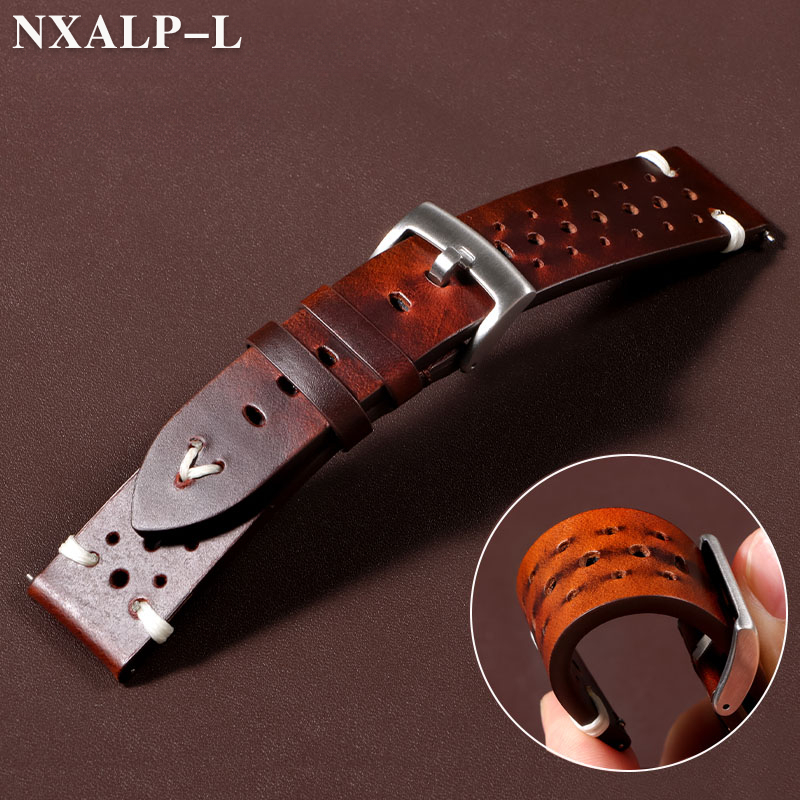 レザーウォッチストラップ,レトロスタイル,オイルワックス変色 - Nato Strap Nylon のレビューと価格