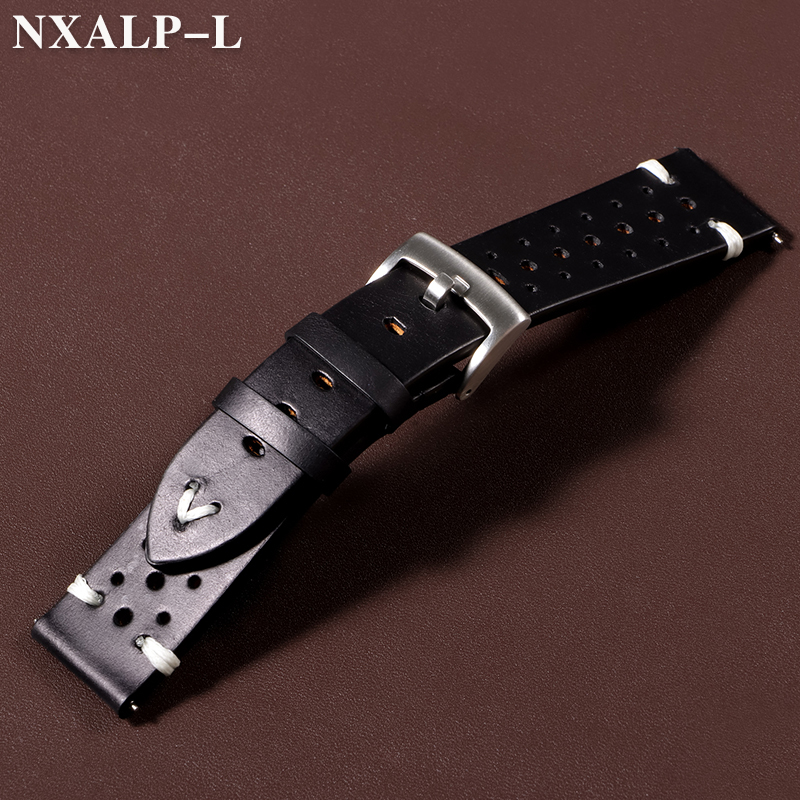 レザーウォッチストラップ,レトロスタイル,オイルワックス変色 - Nato Strap Nylon のレビューと価格