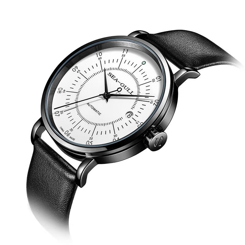 カモメビジネス腕時計メンズメカニカル 50 メートル防水レザ - Omega Watch Constellation のレビューと価格