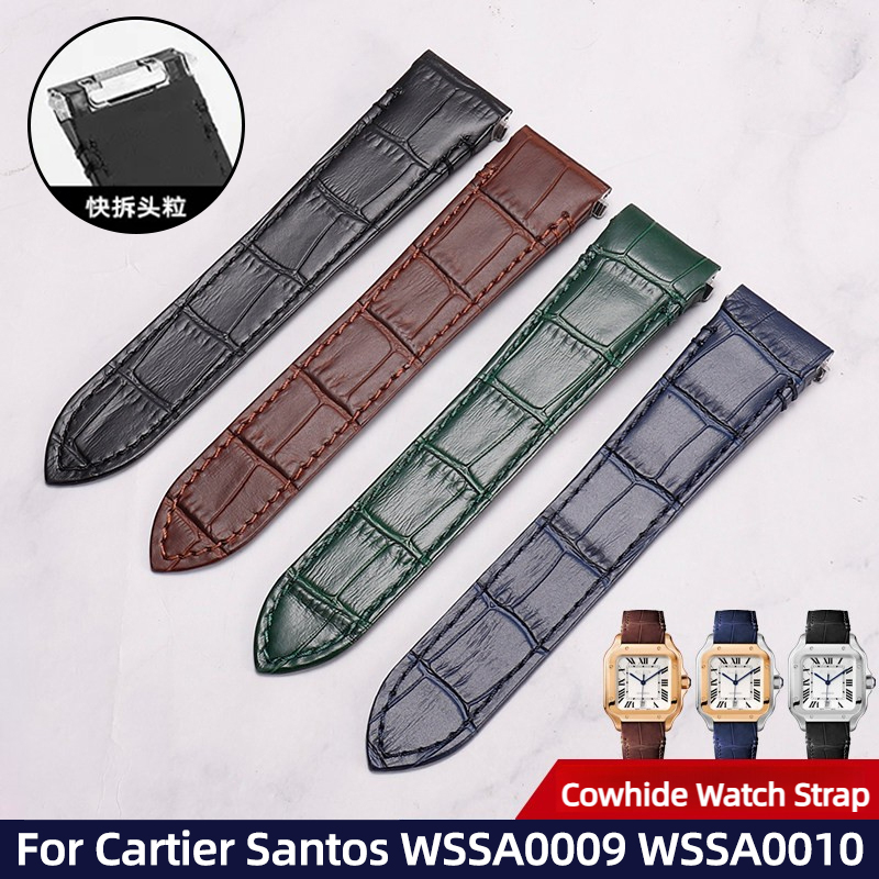 19mm、21mmのクイックリリース式腕時計バンド。カルティ - Cartier Watch Santos のレビューと価格